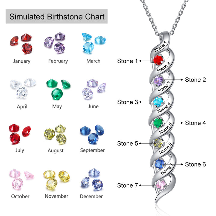 Custom Birthstone Necklace