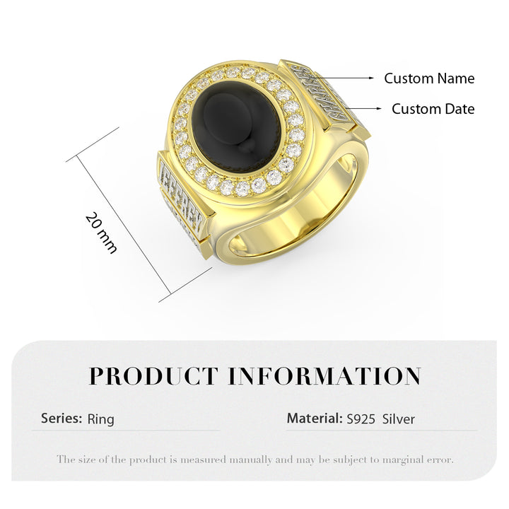 3D Jewelry Men Ring