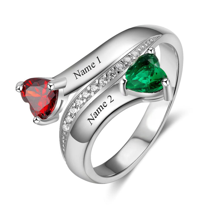 Sterling Silver Birthstone Ring