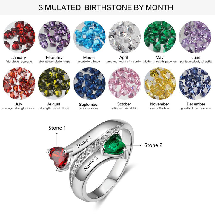Sterling Silver Birthstone Ring