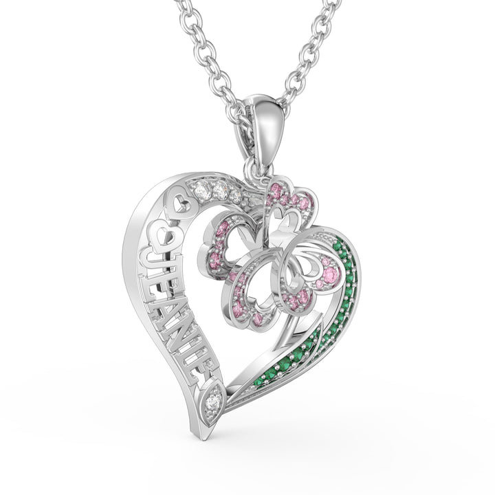 3D Custom Heart Necklace