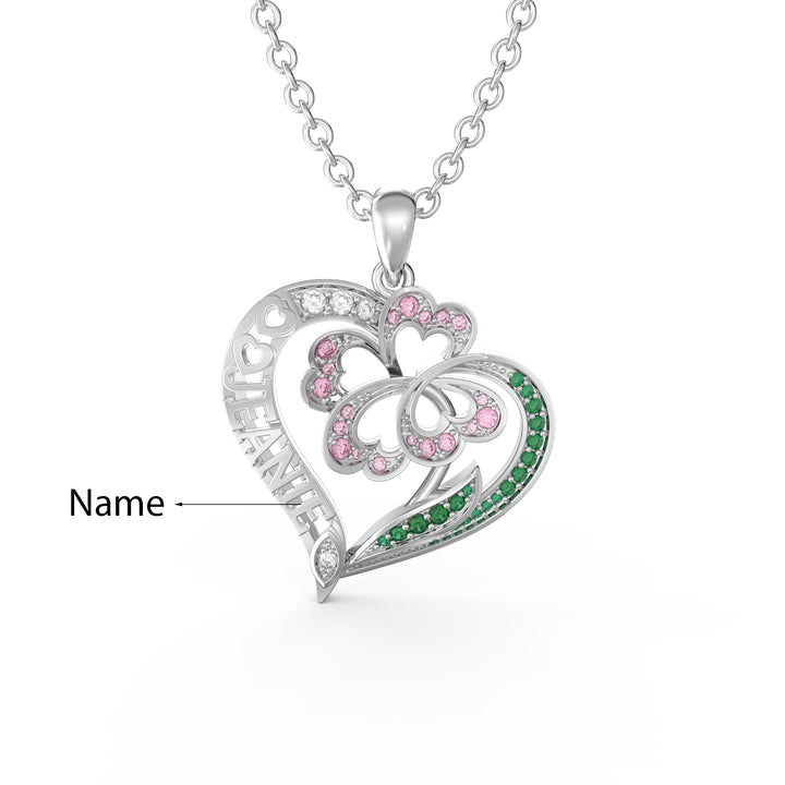 3D Custom Heart Necklace