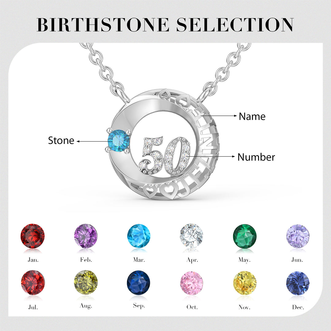 Custom Circle Necklace