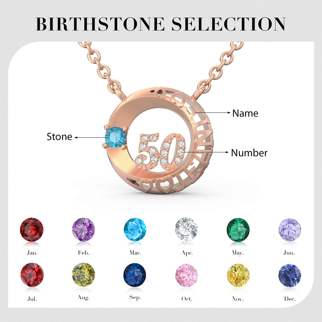 Custom Circle Necklace