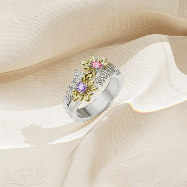 3D Jewelry Sunflower Ring