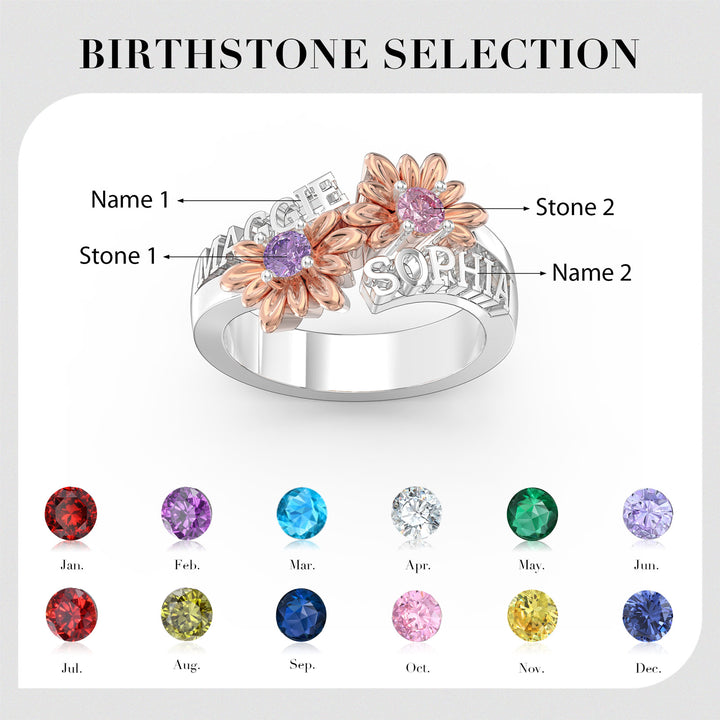 3D Jewelry Sunflower Ring