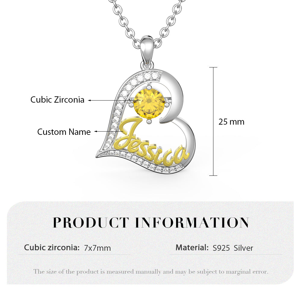 Custom Heart Necklace