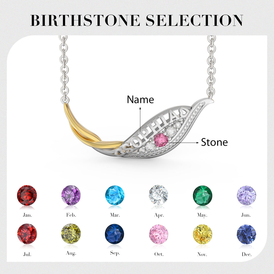 Custom Birthstone Necklace