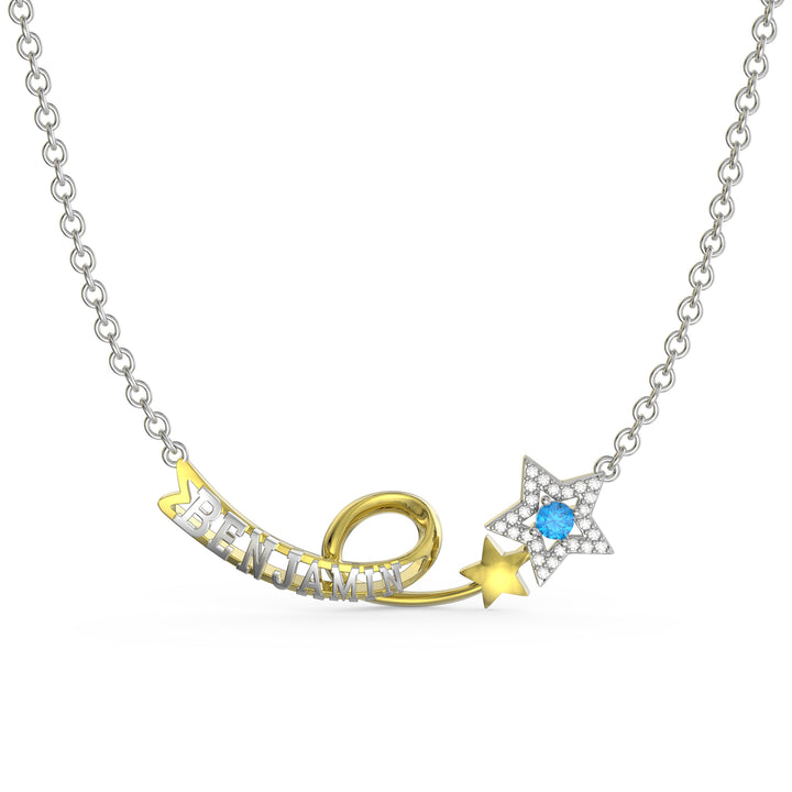 Custom 3D Star Necklace