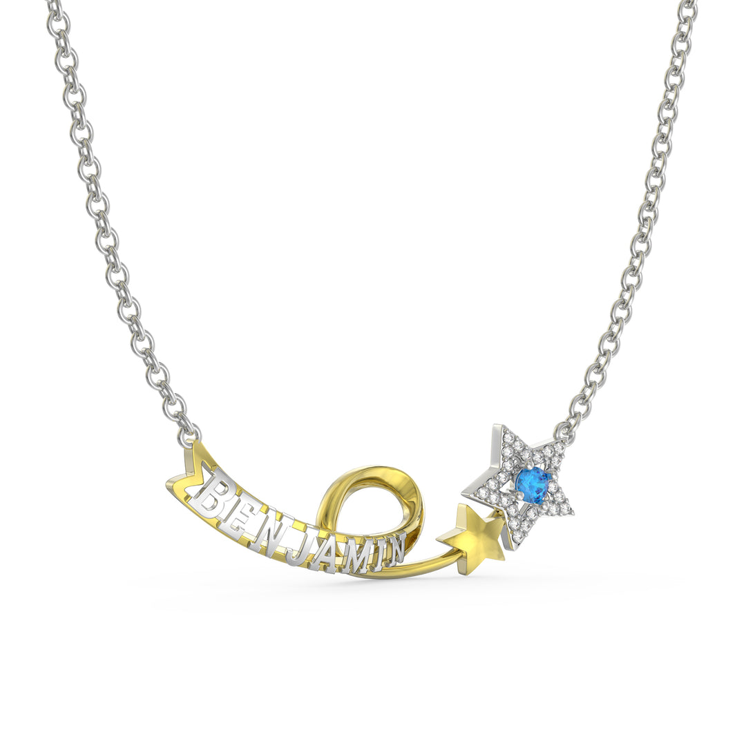 Custom 3D Star Necklace