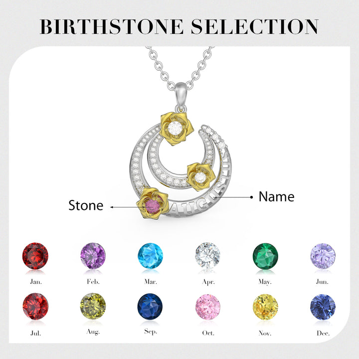 Custom 3D Flower Necklace