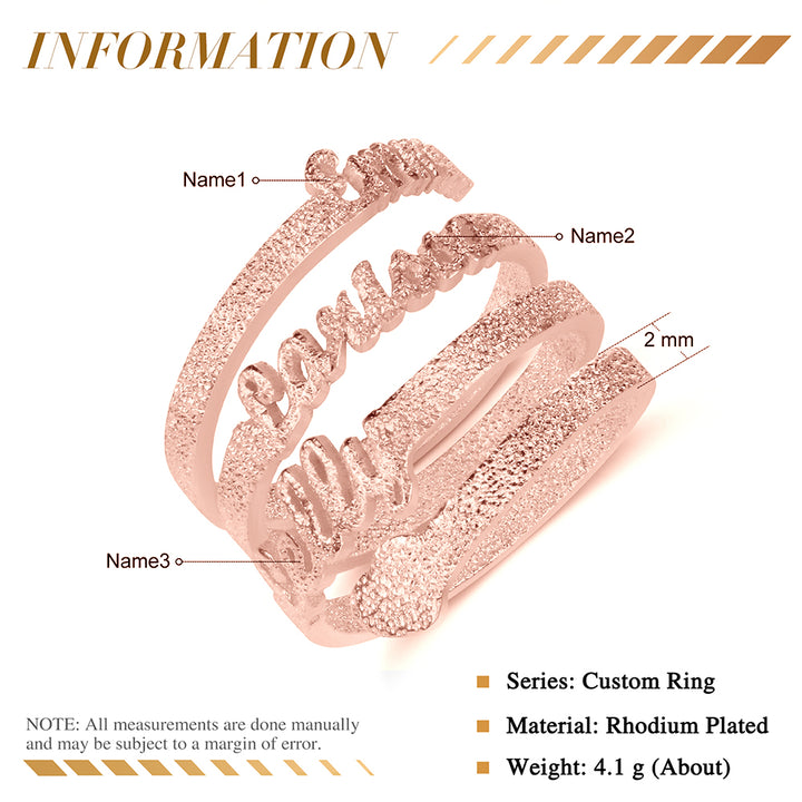Personalized Name Ring