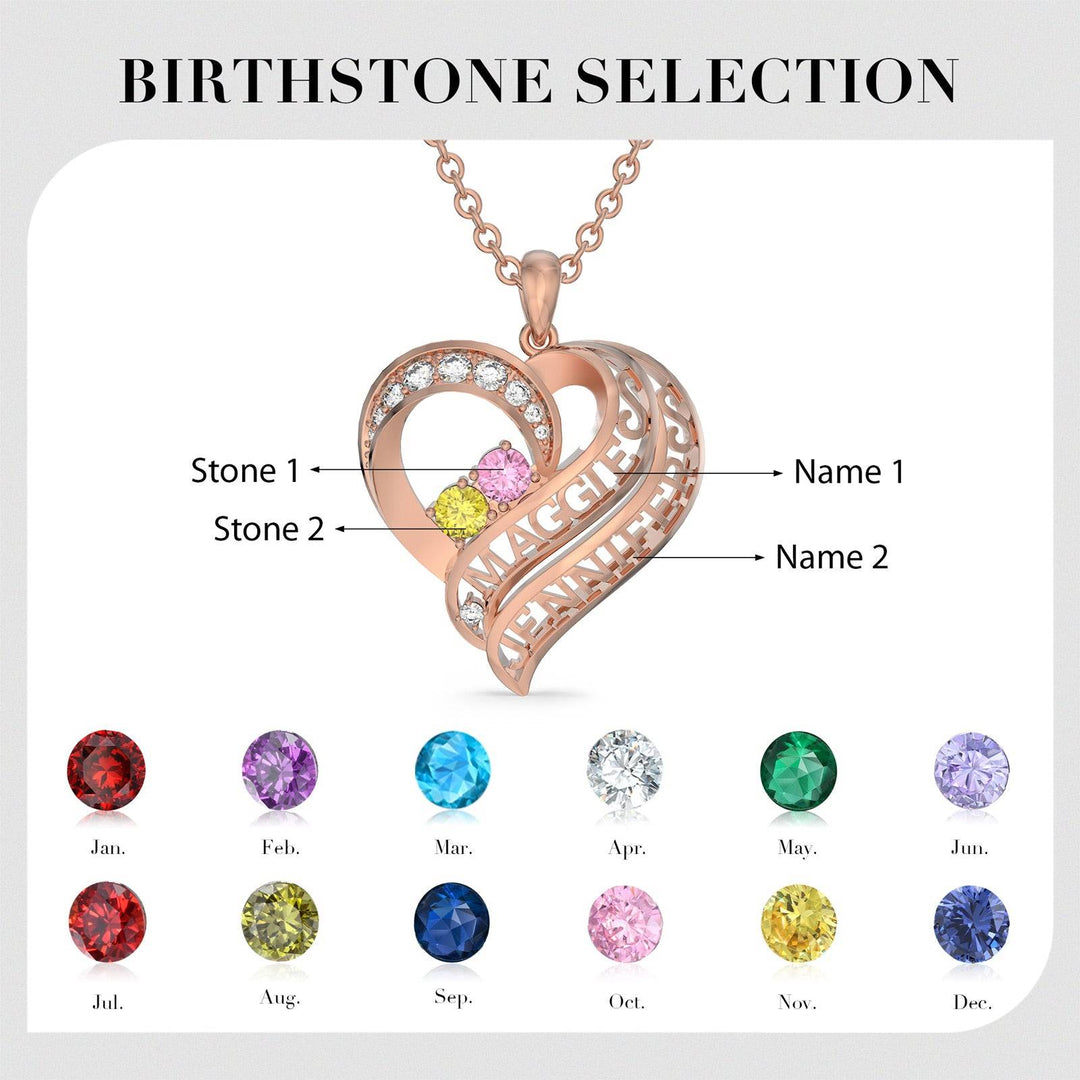 Custom 3D Heart Necklace