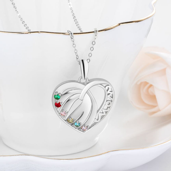Birthstones Heart Necklace