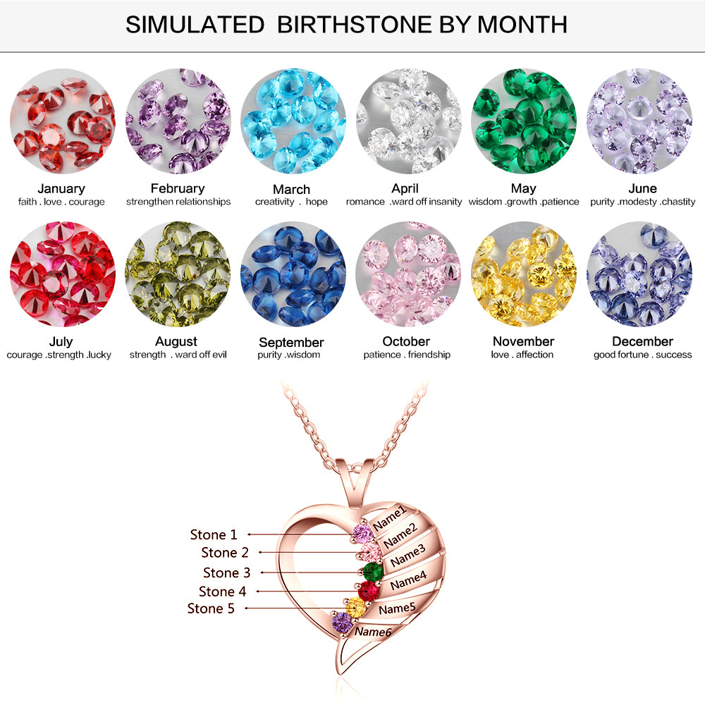 Heart Necklace Cubic Zirconia