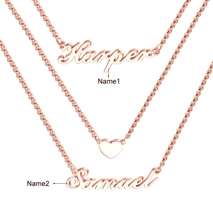 Multi-Chain Name Necklace