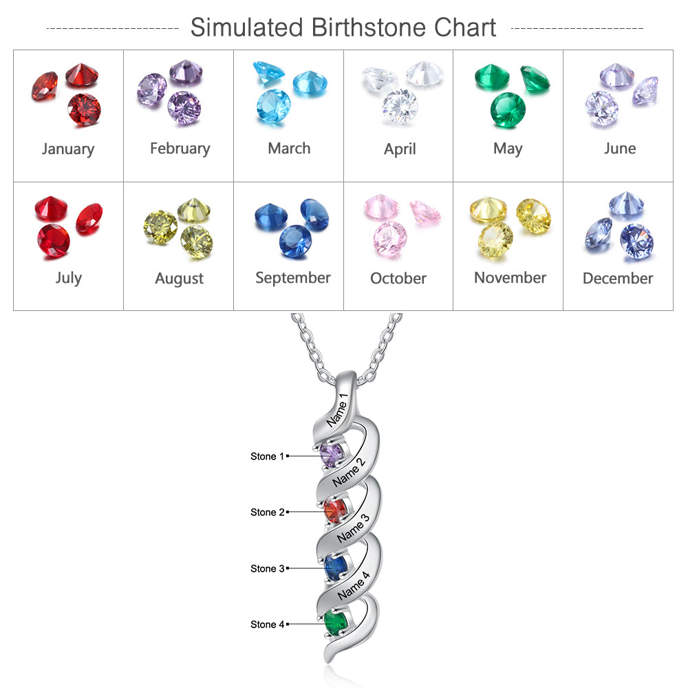 Custom Birthstone Necklace