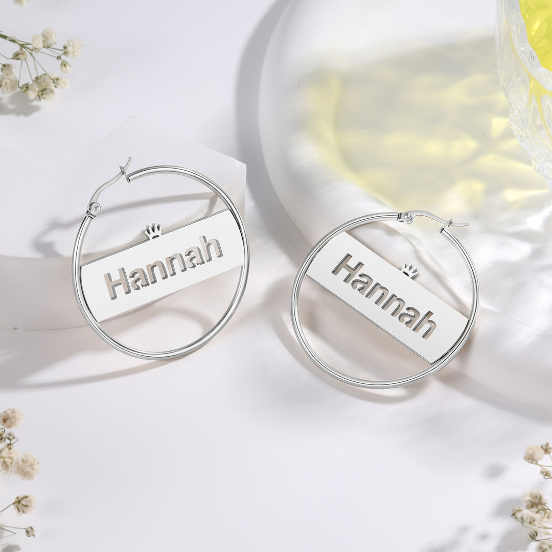 Custom Name Earrings