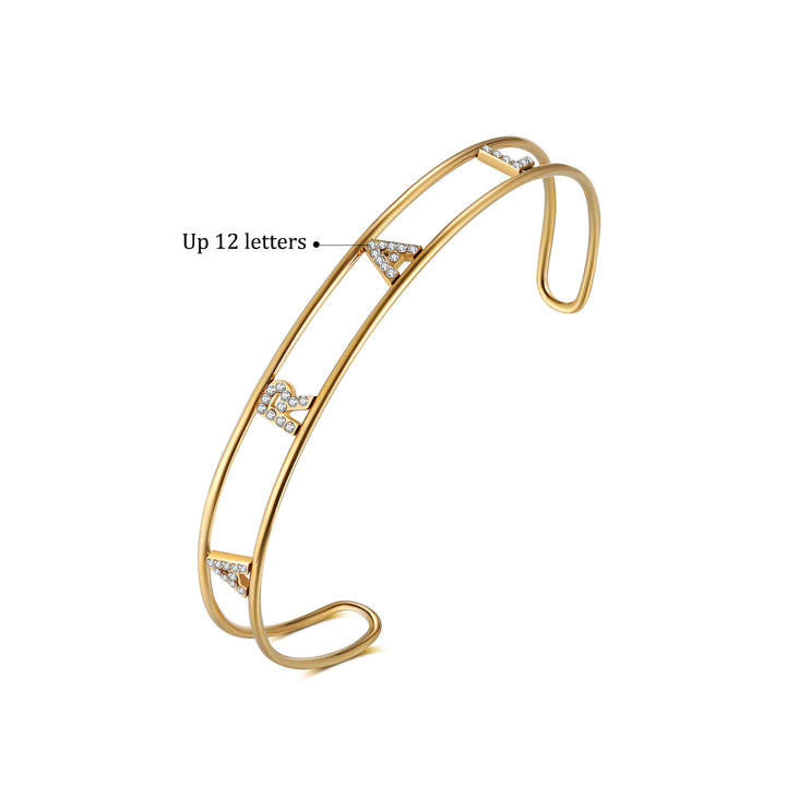 Custom Letter Bangle