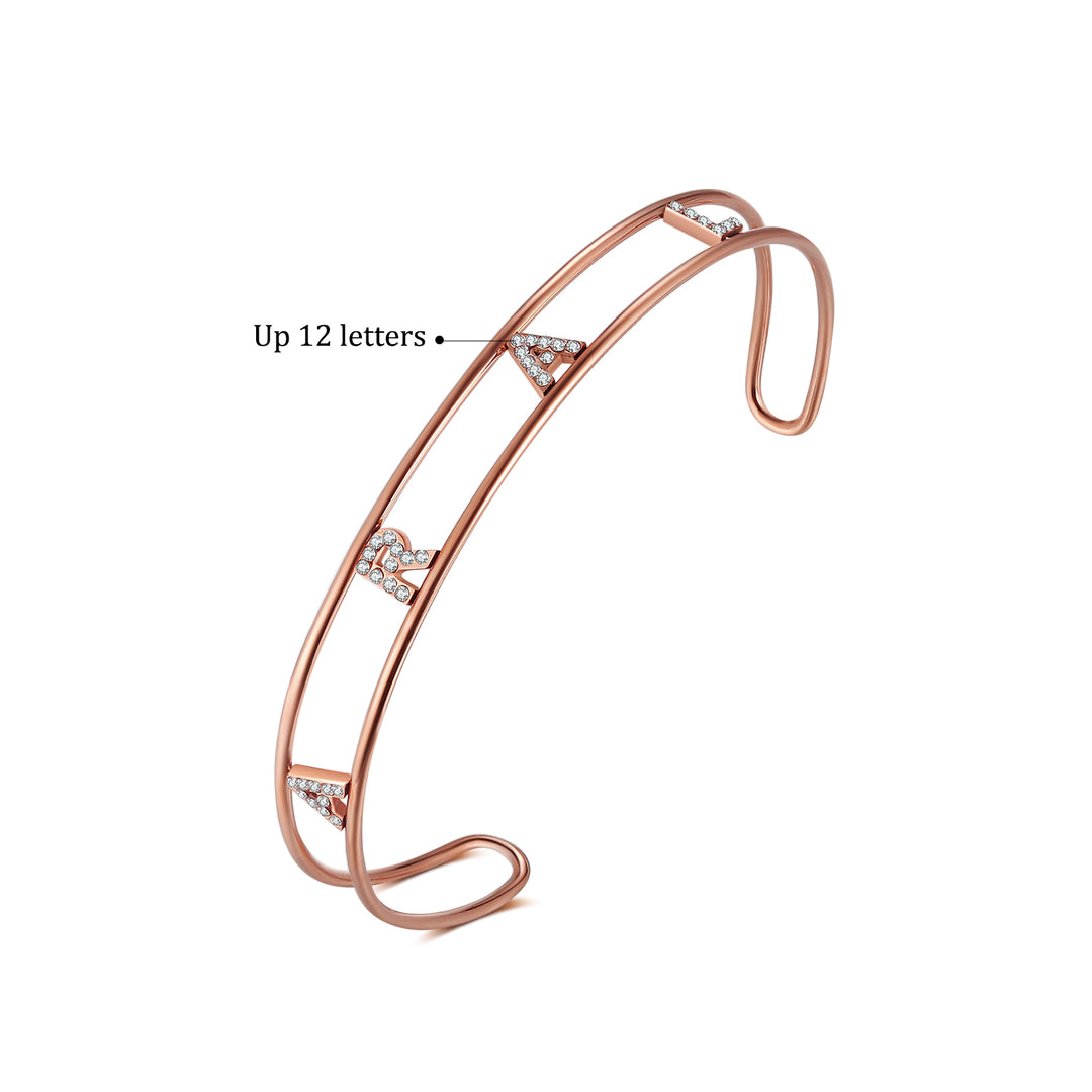Custom Letter Bangle