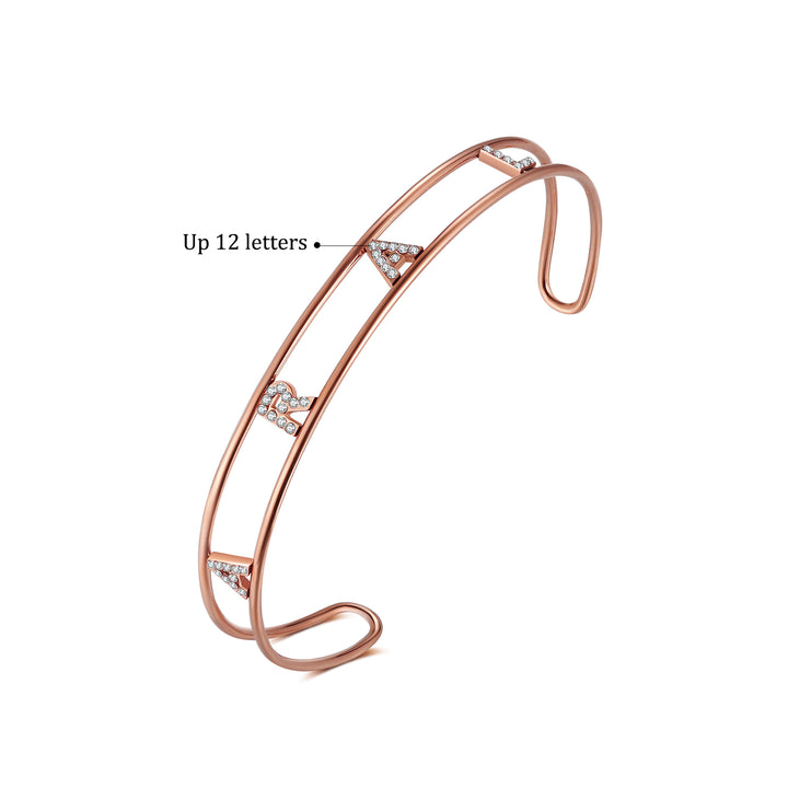 Custom Letter Bangle