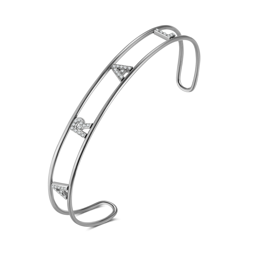 Custom Letter Bangle