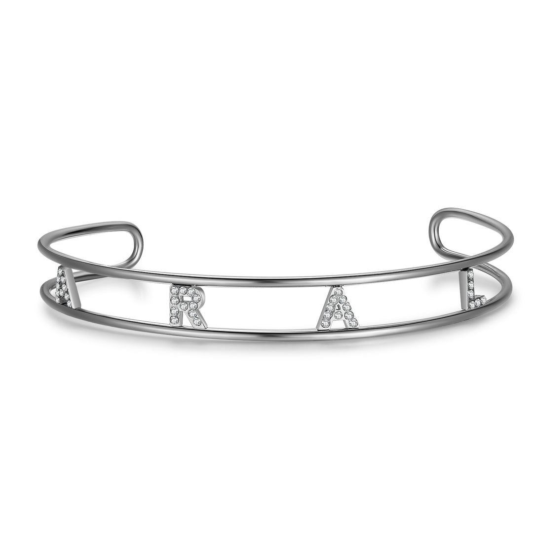 Custom Letter Bangle