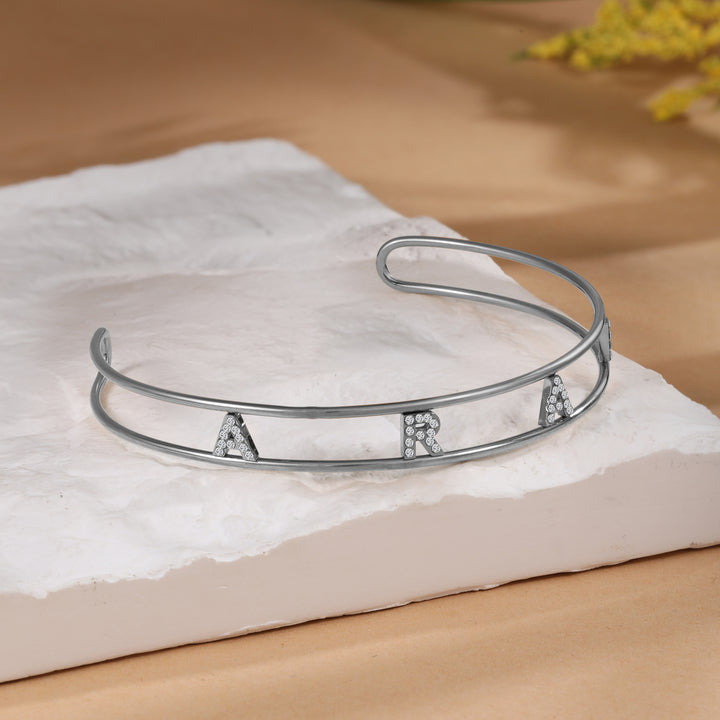 Custom Letter Bangle