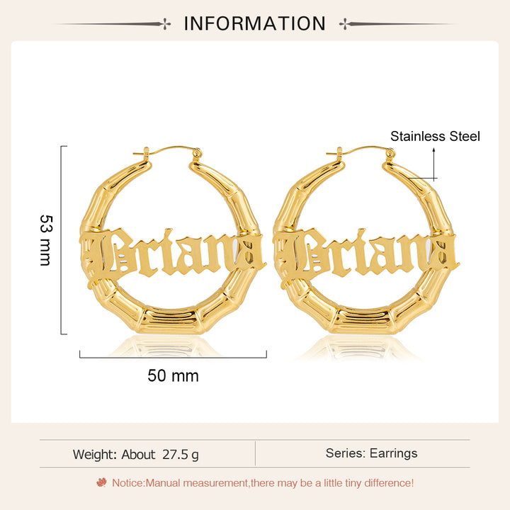 Custom Stainless Steel Earrings