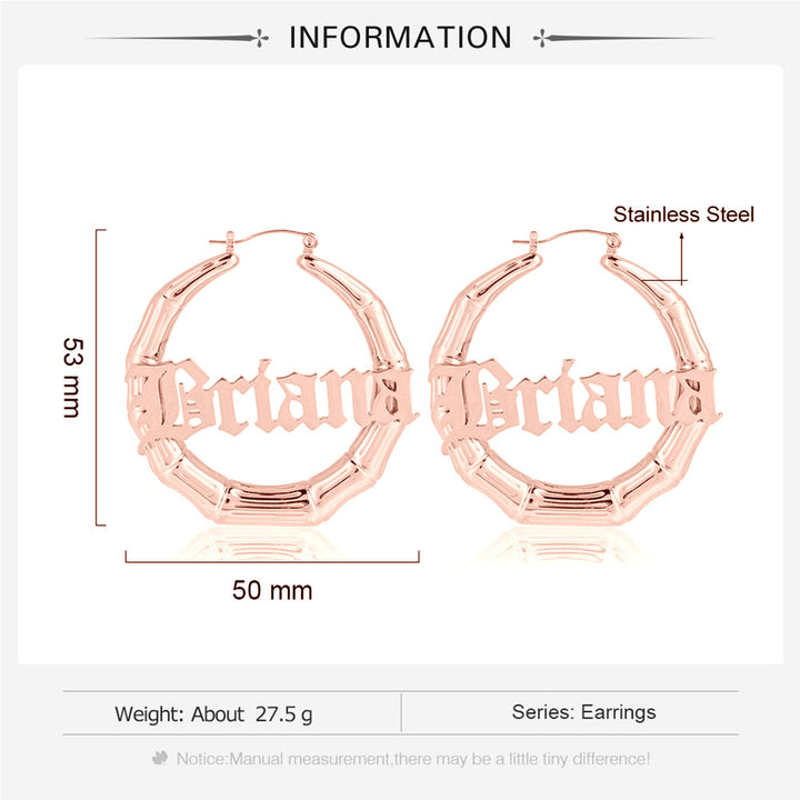 Custom Stainless Steel Earrings