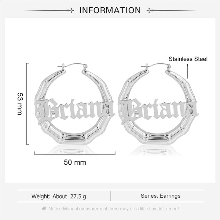 Custom Stainless Steel Earrings