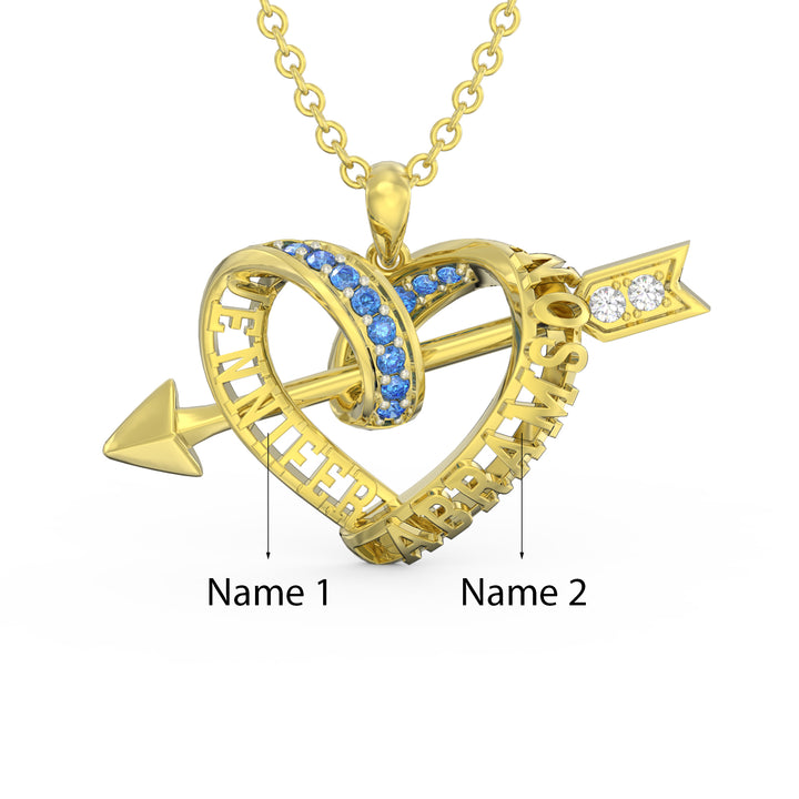 Custom 3D Heart Necklace