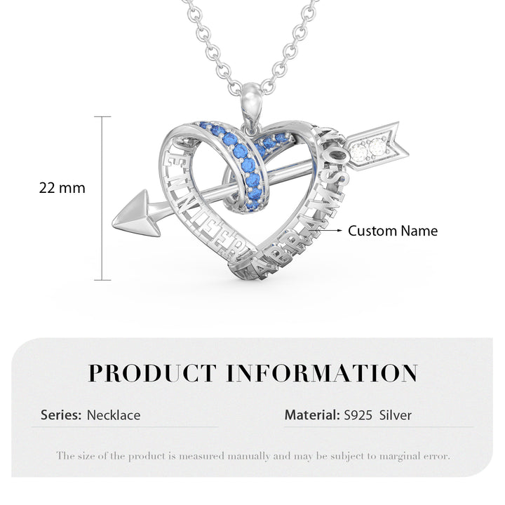 Custom 3D Heart Necklace