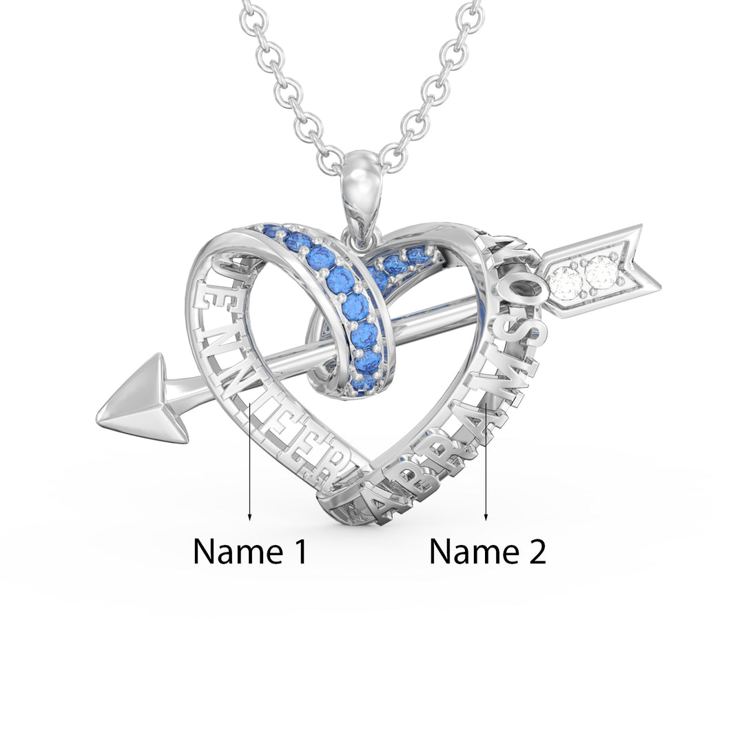 Custom 3D Heart Necklace
