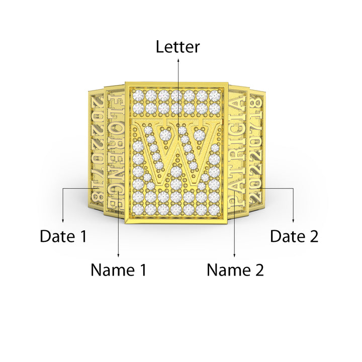 3D Jewelry Signet Ring