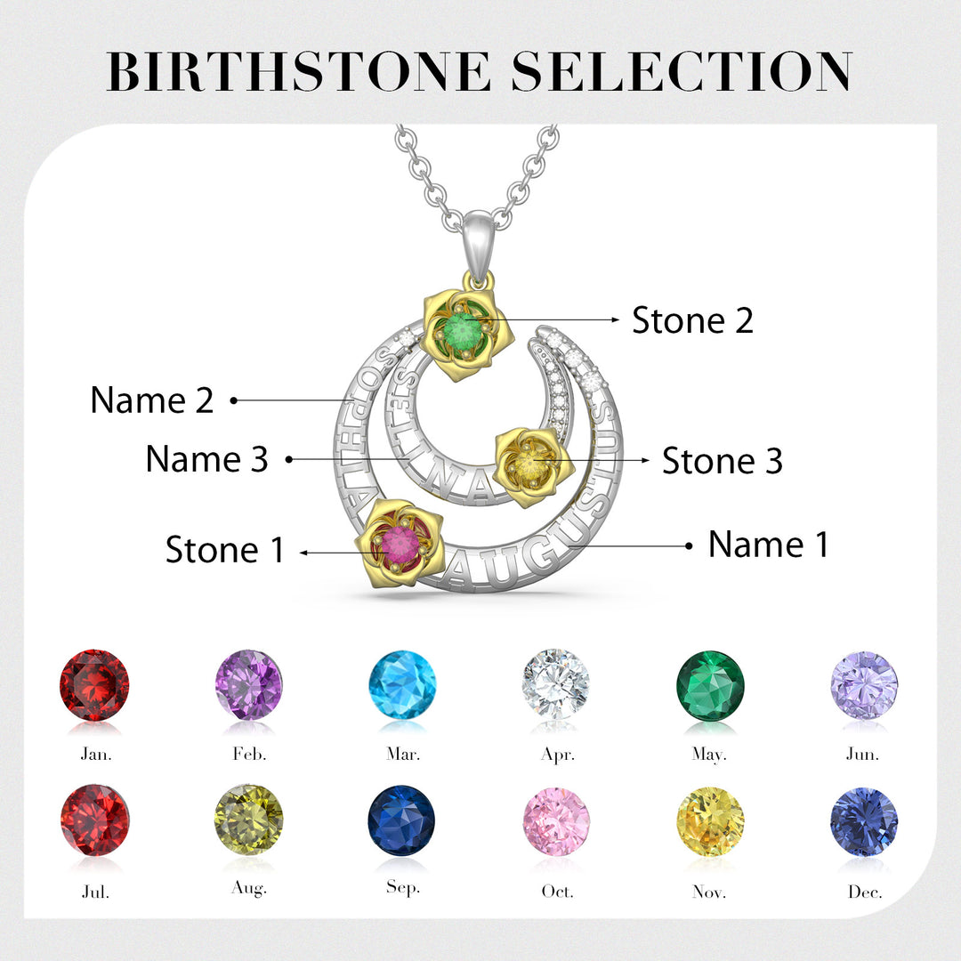Custom 3D Flower Necklace