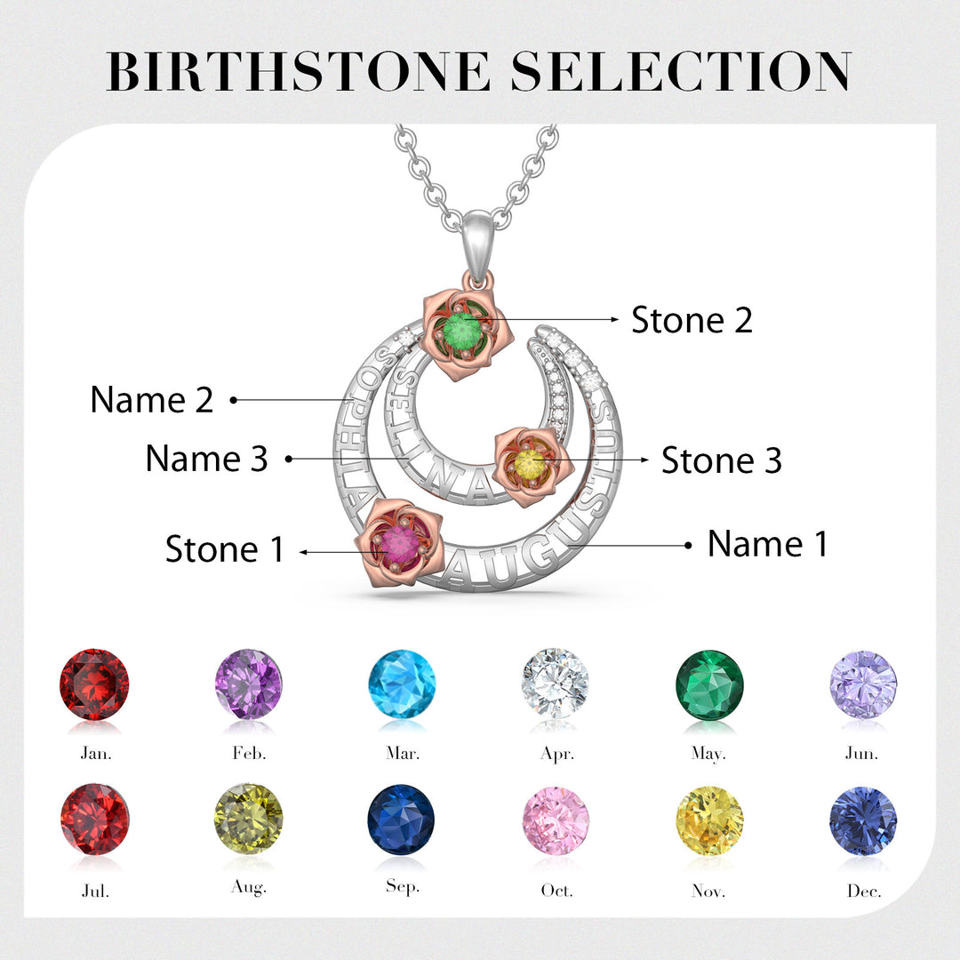 Custom 3D Flower Necklace
