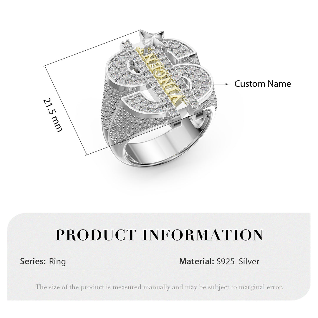 3D Jewelry Men Ring