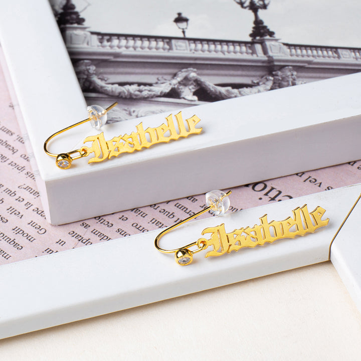 Custom Name Earrings