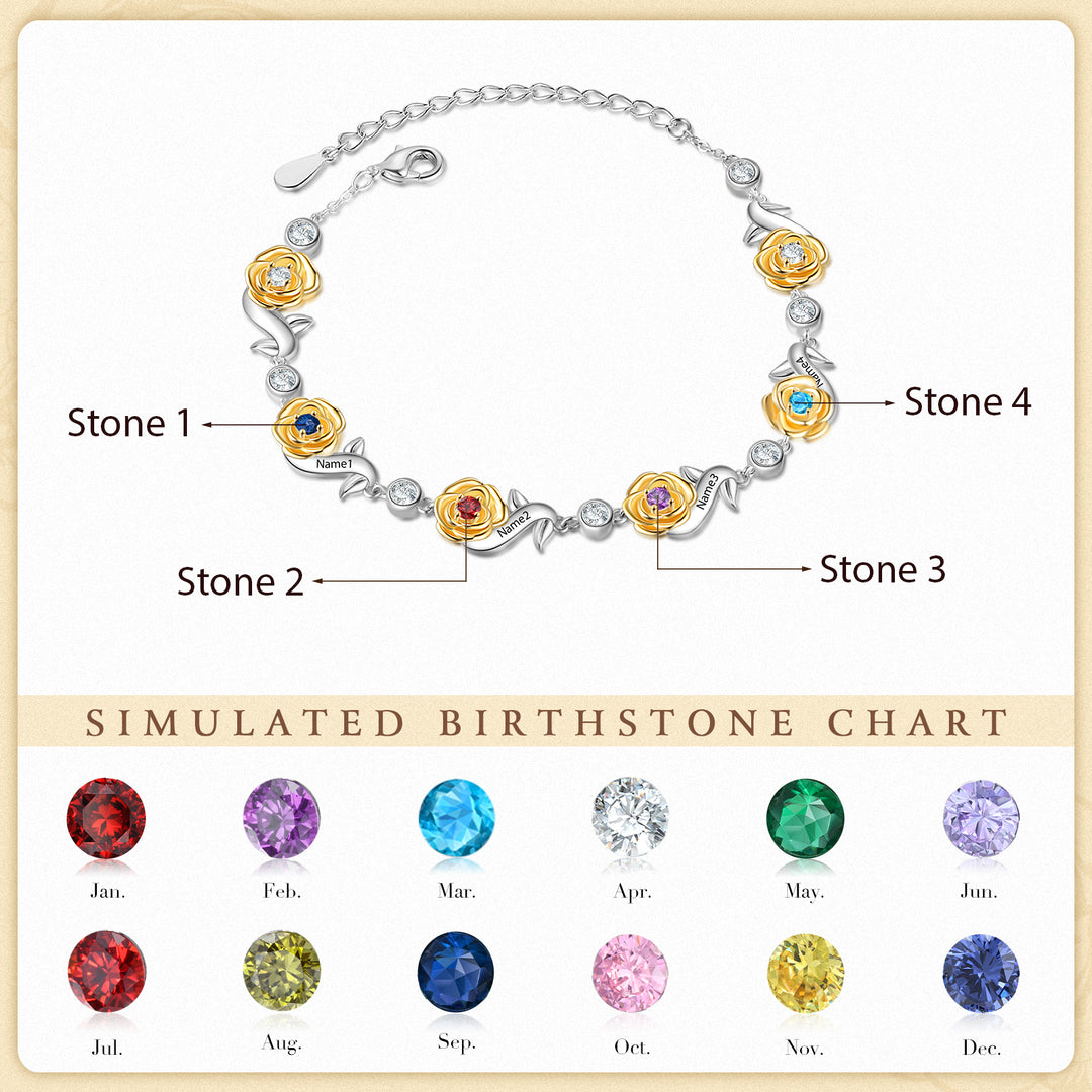 Custom Flower Bracelet