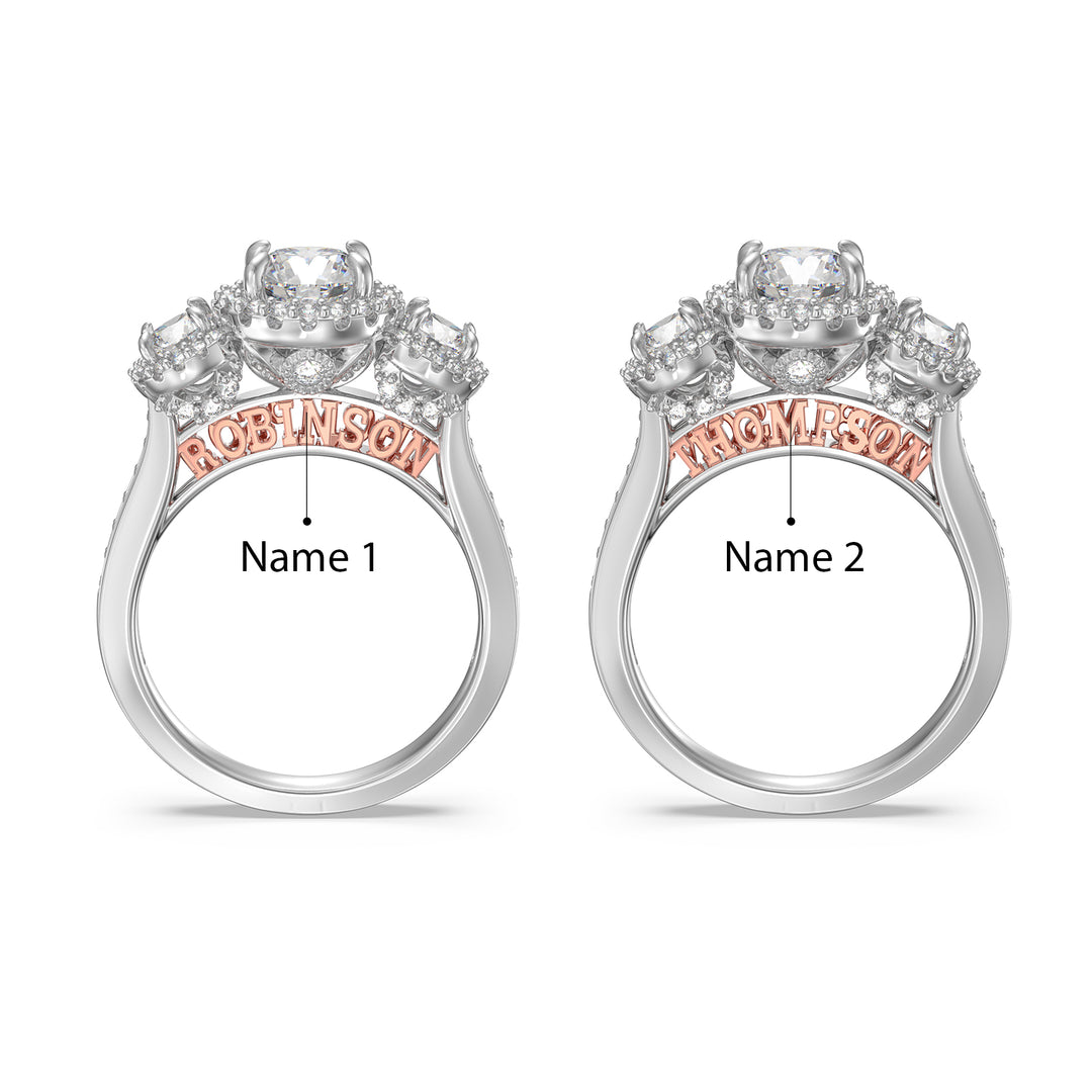 Moissanite Wedding Ring