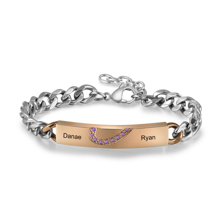 Custom Couple Bracelet