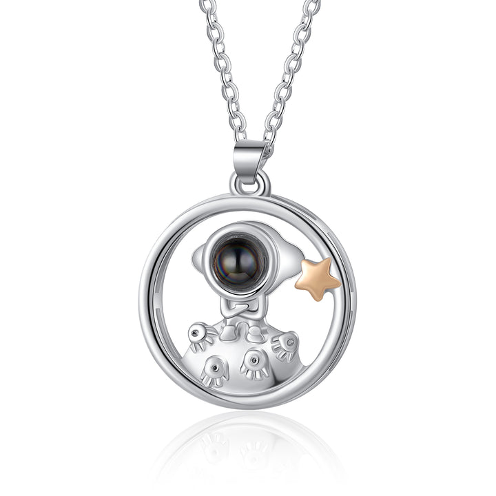 Photo Projection Couple Necklace