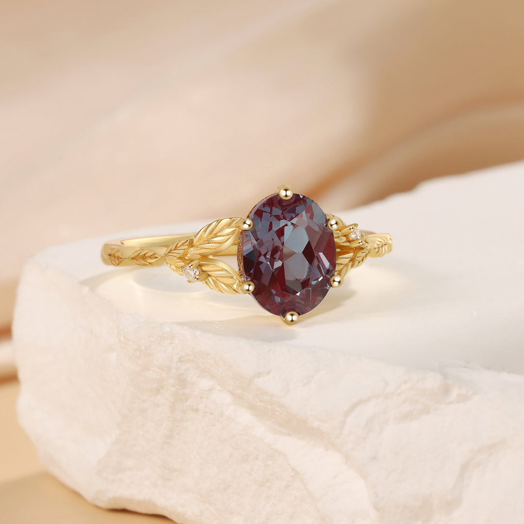 Gold Alexandrite Ring