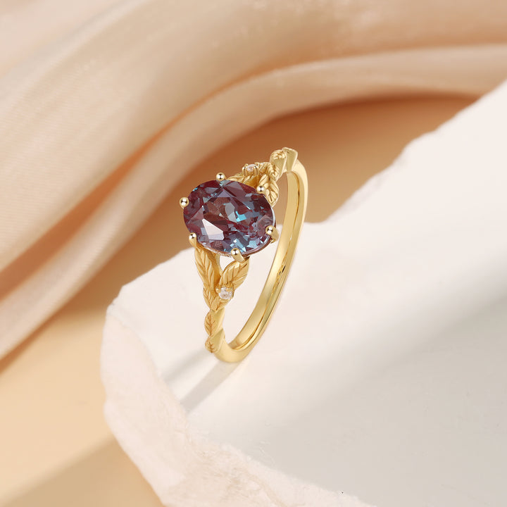 Gold Alexandrite Ring