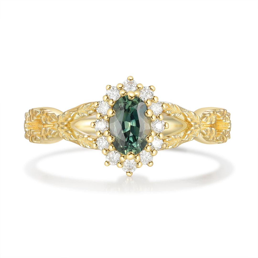Gold Natural Sapphire Ring