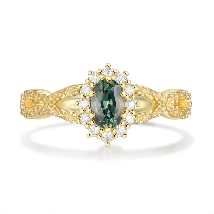 Gold Natural Sapphire Ring