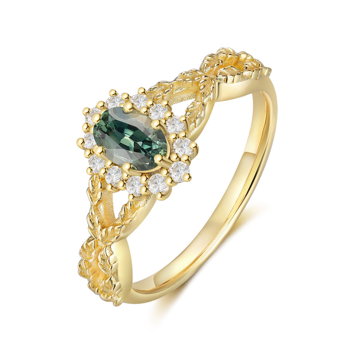Gold Natural Sapphire Ring