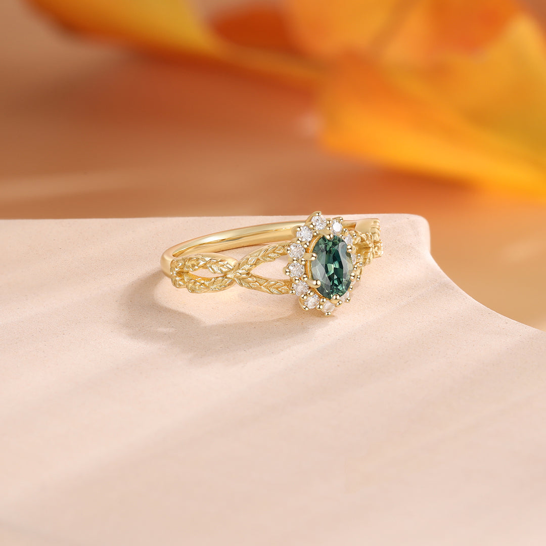 Gold Natural Sapphire Ring