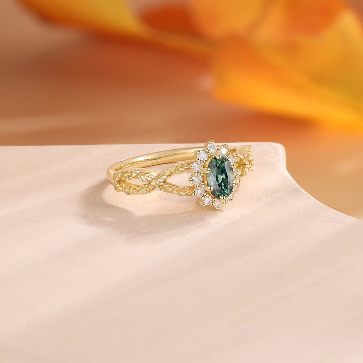 Gold Natural Sapphire Ring